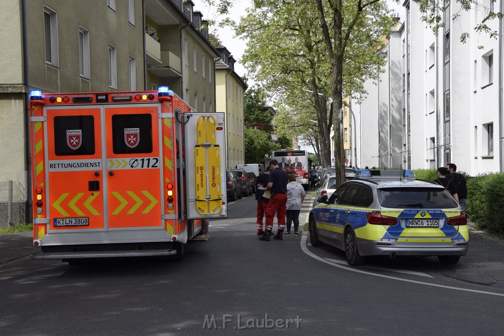 VU KVB Bus gegen PKW Tuer Koeln Kalk Buchforststr P01.JPG - Miklos Laubert